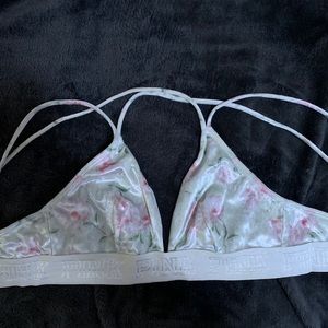 PINK Velour Bralette